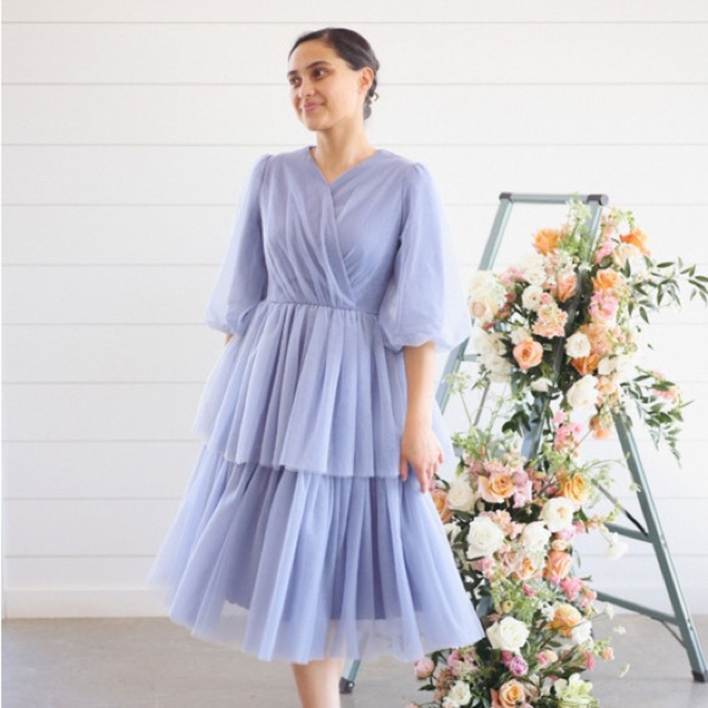 Dainty Jewells Lavender Layered Dress
